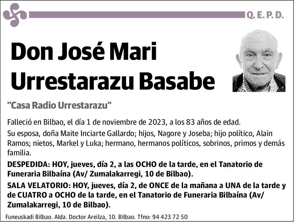 José María Urrestarazu Basabe