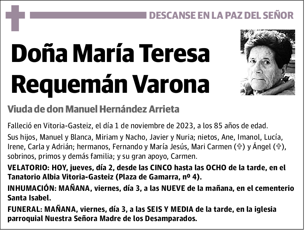 María Teresa Requemán Varona