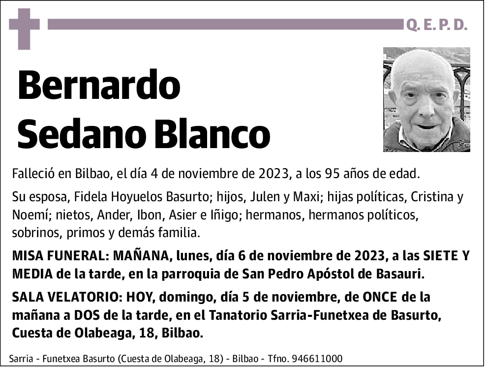 Bernardo Sedano Blanco