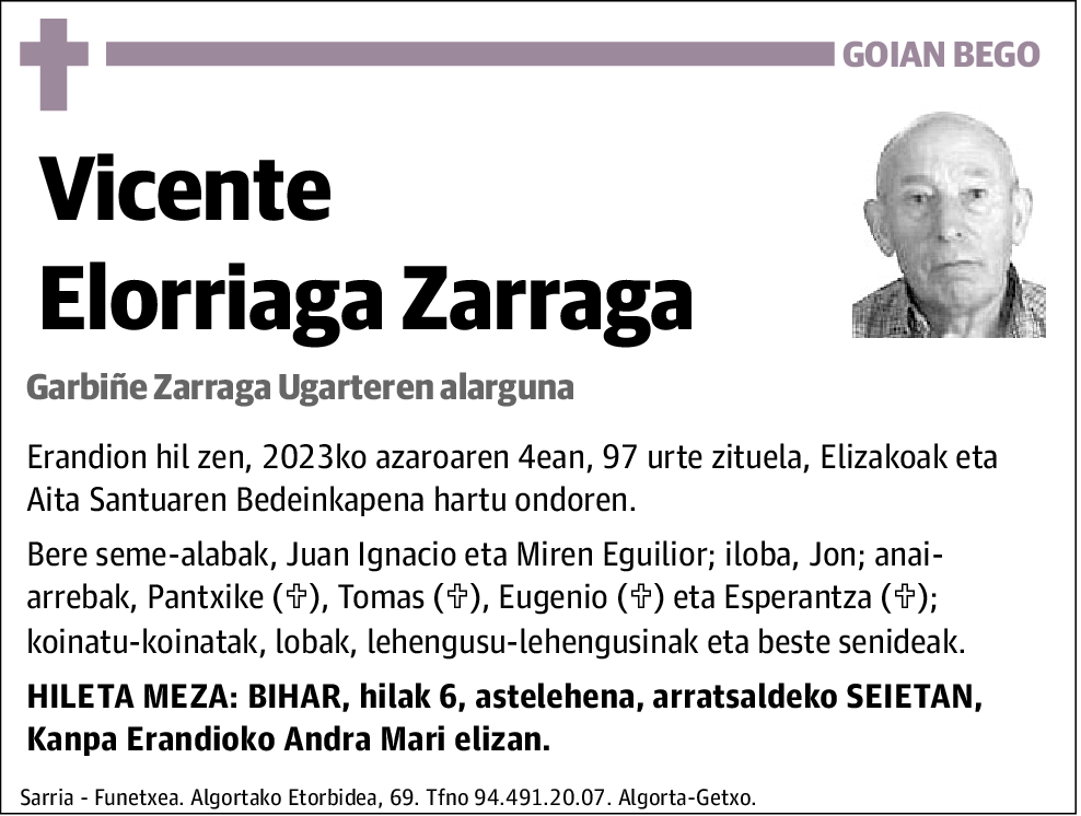 Vicente Elorriaga Zarraga