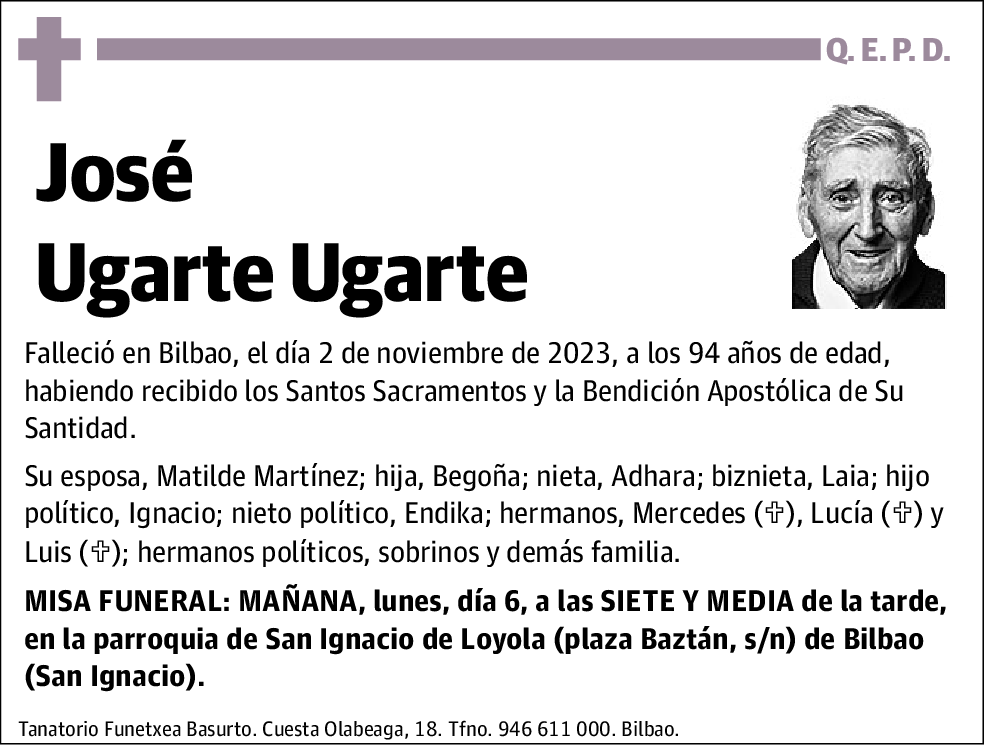 José Ugarte Ugarte