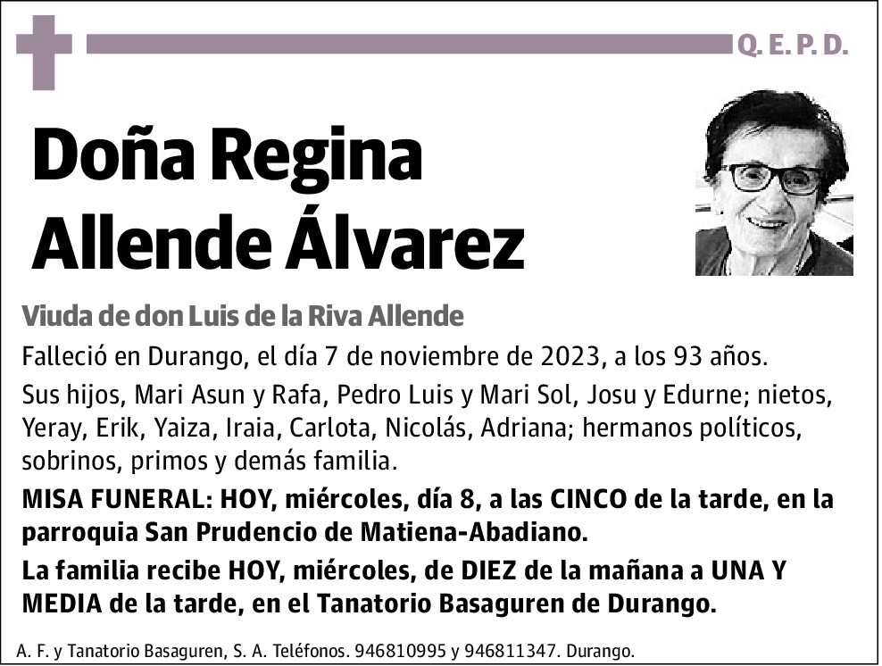 Regina Allende Álvarez