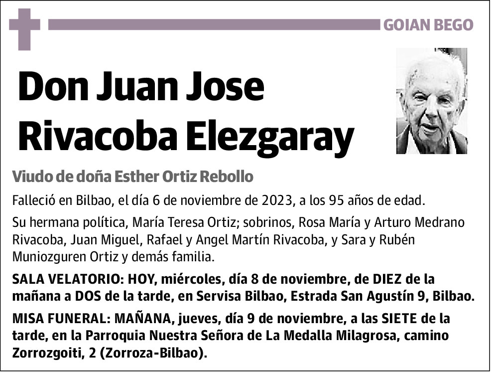 Juan Jose Rivacoba Elzegaray