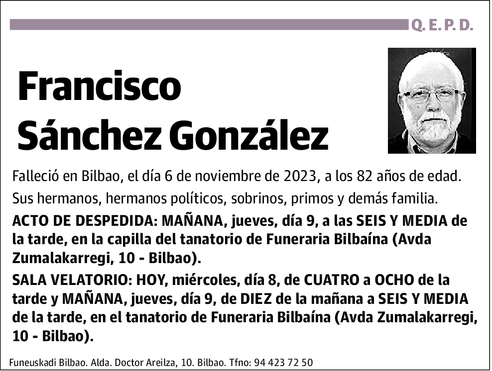 Francisco Sánchez González