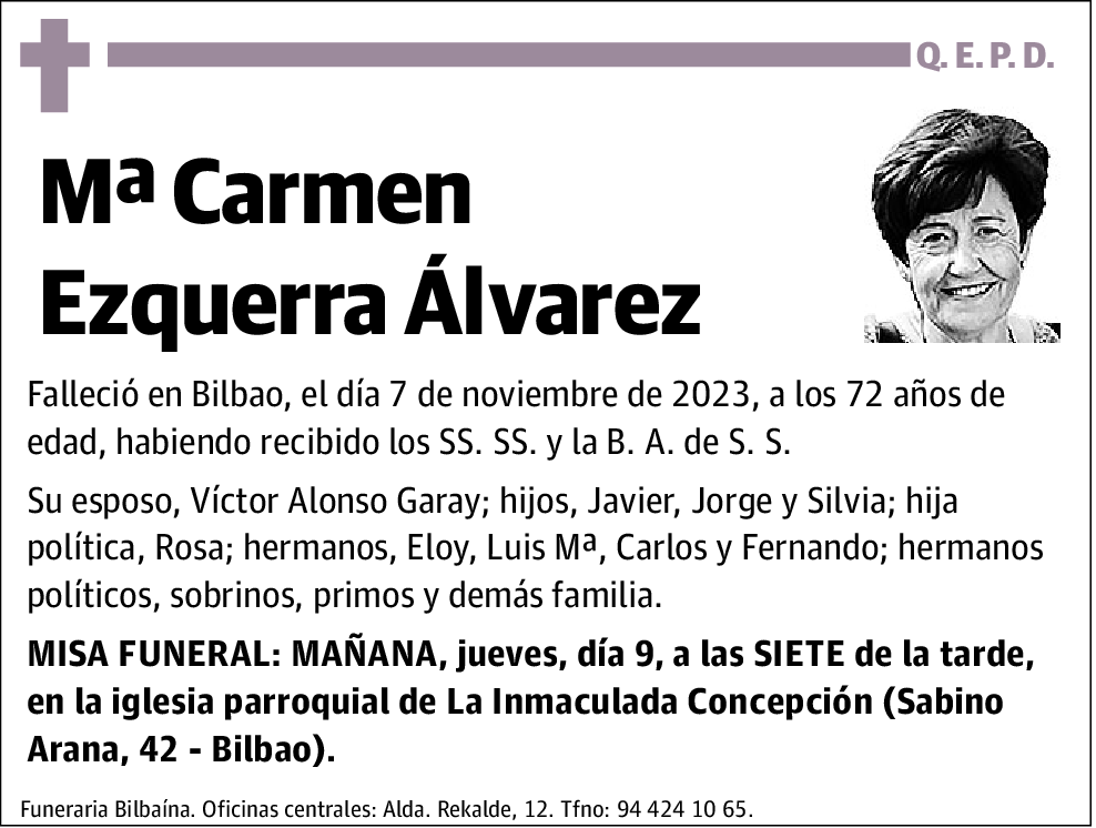 Mª Carmen Ezquerra Álvarez