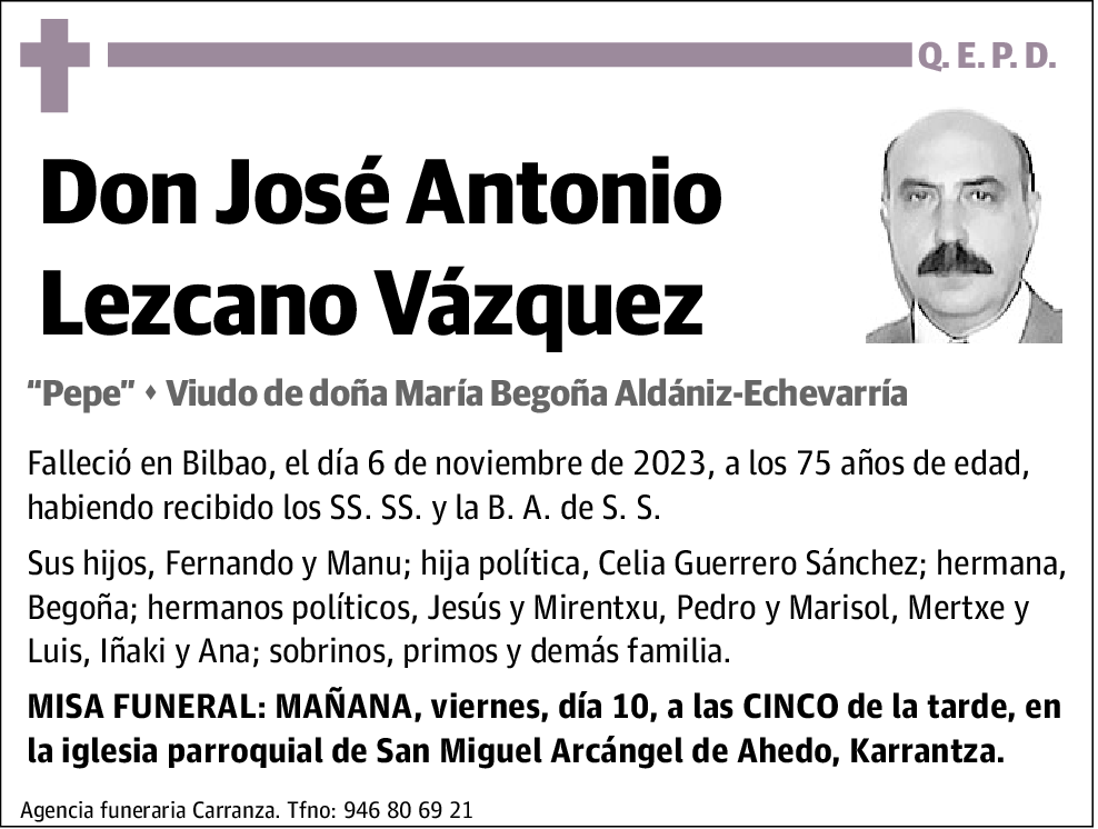 LEZCANO VÁZQUEZ,JOSÉ ANTONIO