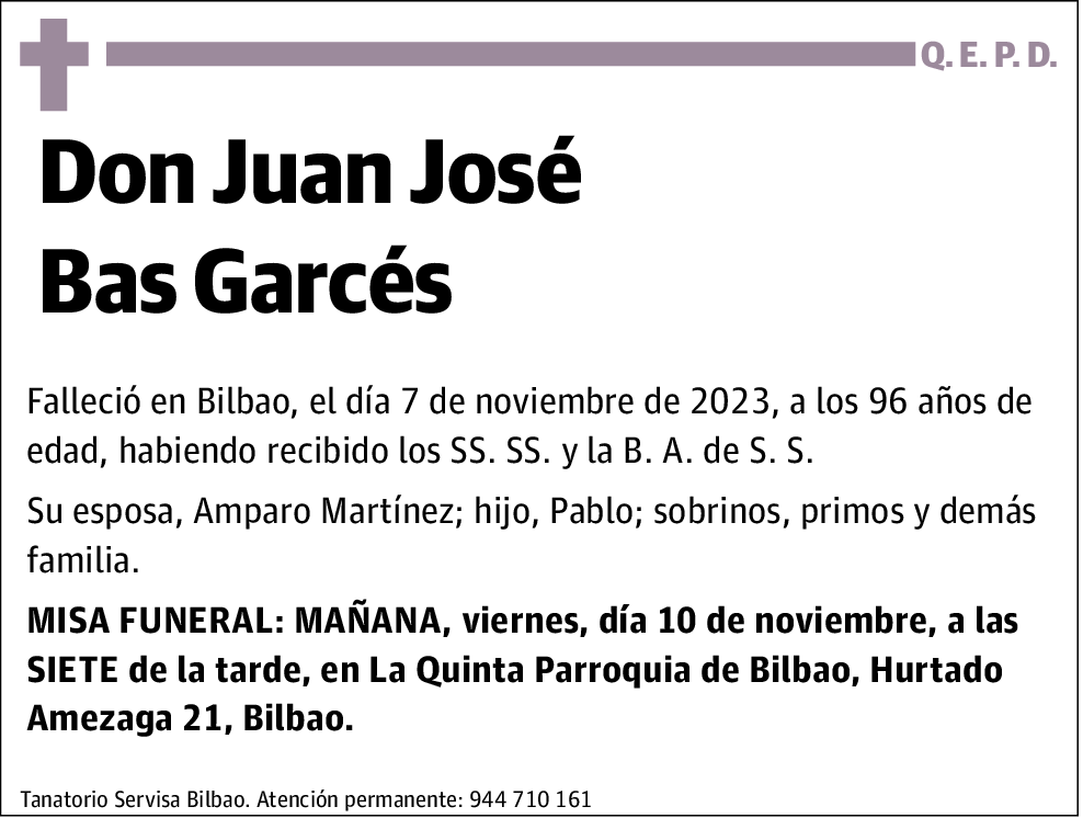 BAS GARCÉS,JUAN JOSÉ