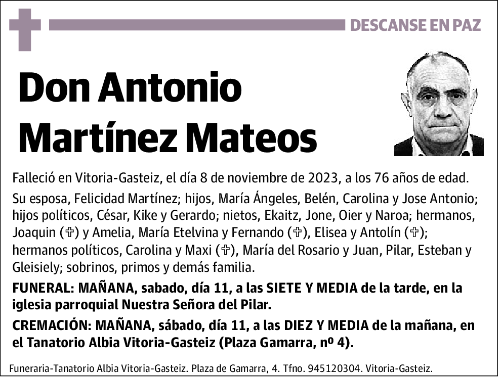 Antonio Martínez Mateos