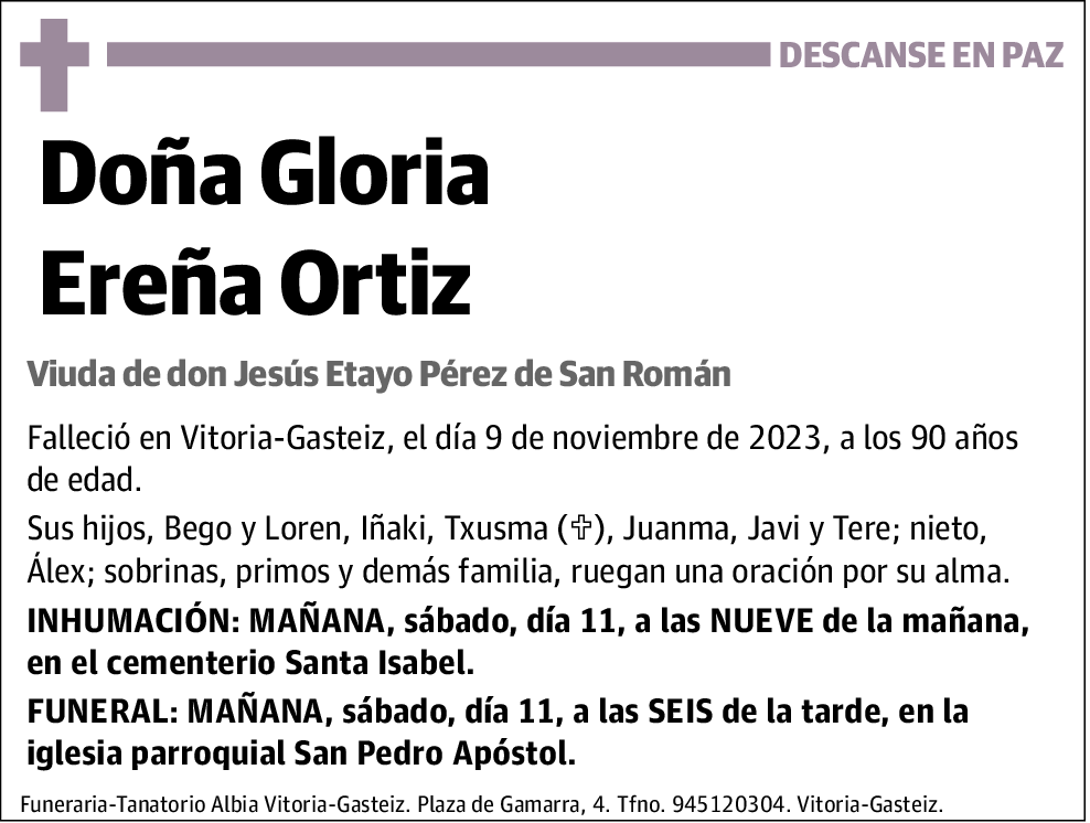 Gloria Ereña Ortiz