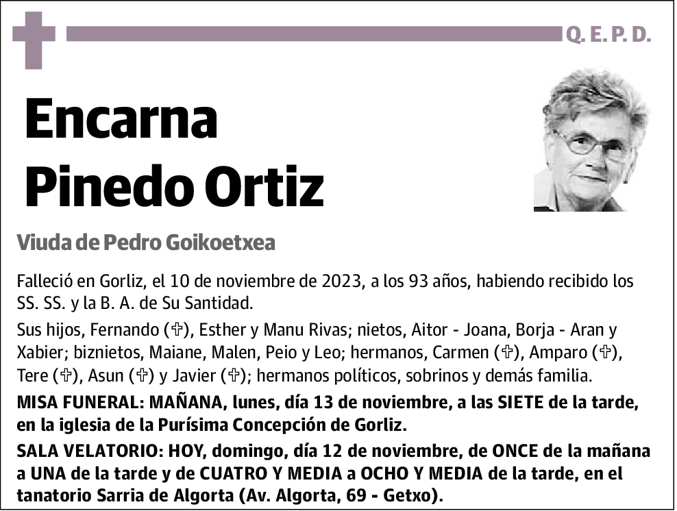 Encarna Pinedo Ortiz