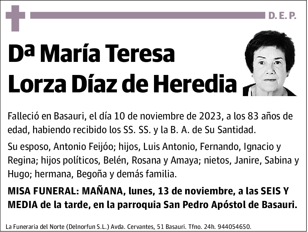 María Teresa Lorza Díaz de Heredia