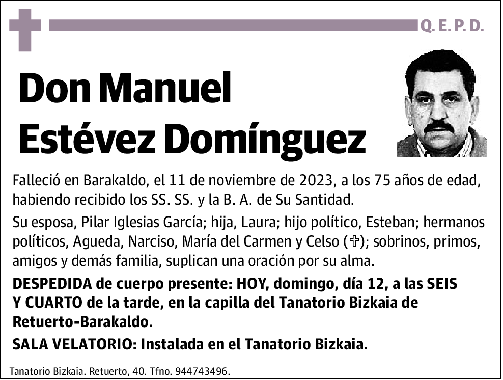 Manuel Estévez Domínguez