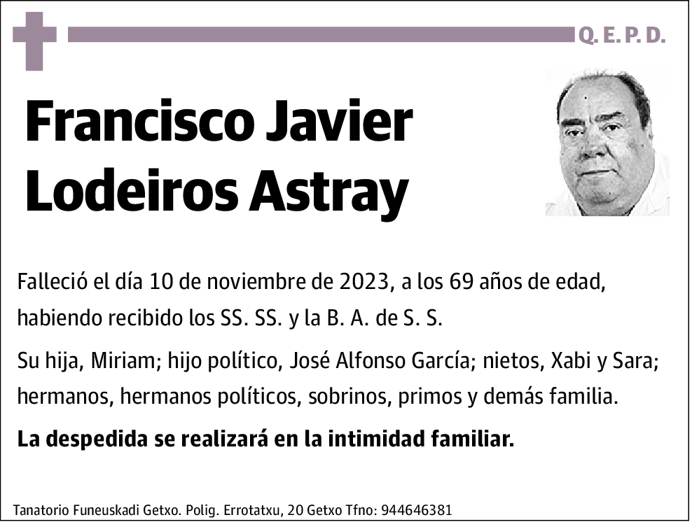 Francisco Javier Lodeiros Astray