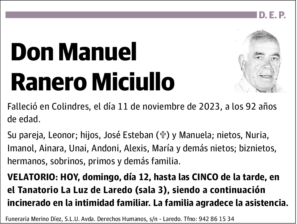 Manuel Ranero Miciullo