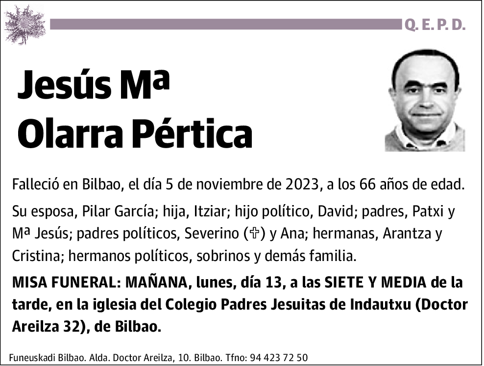 Jesús Mª Olarra Pértica