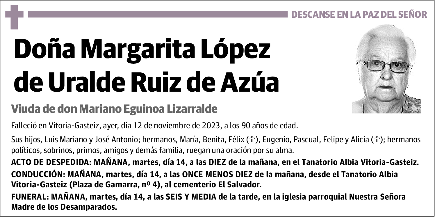 Margarita López de Uralde Ruiz de Azúa