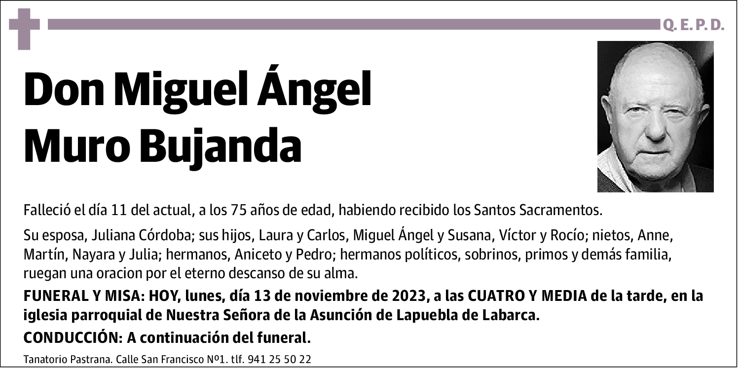 Miguel Ángel Muro Bujanda
