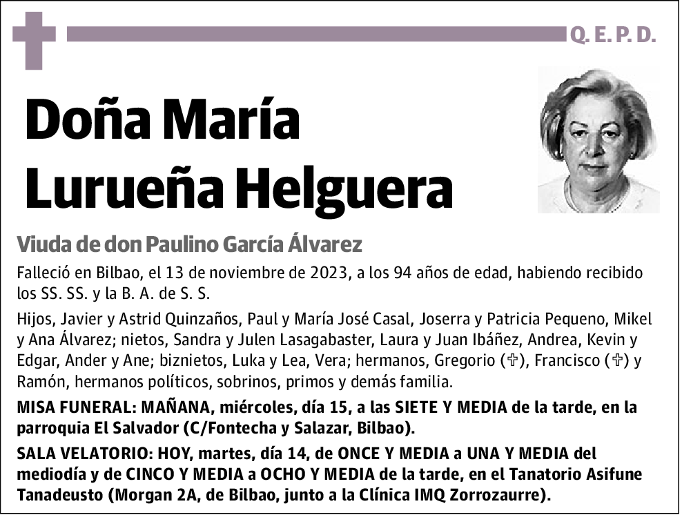 María Lurueña Helguera