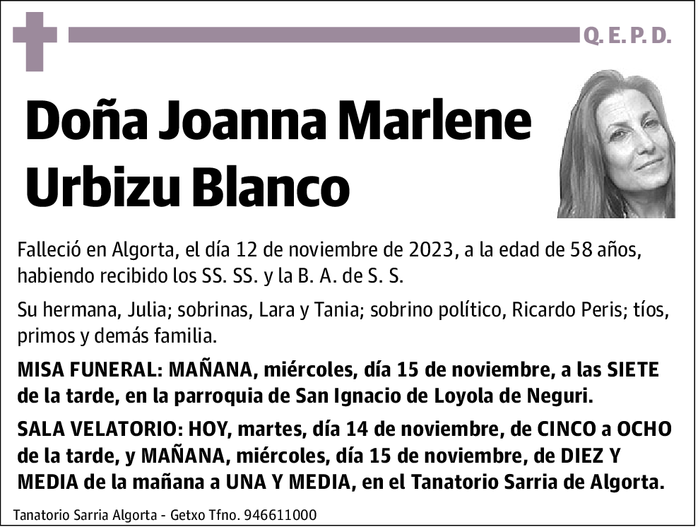 Joanna Marlene Urbizu Blanco