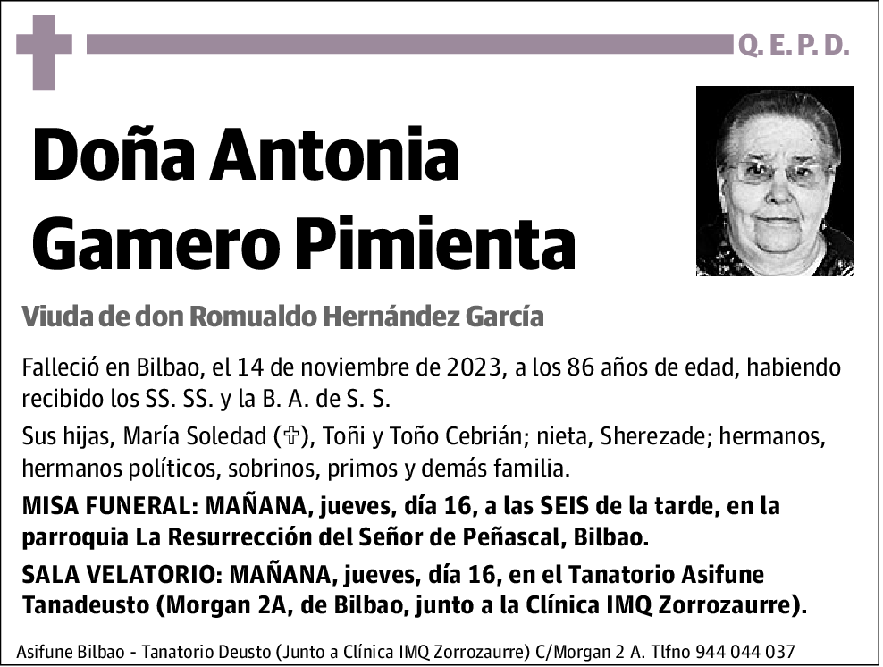 Antonia Gamero Pimienta