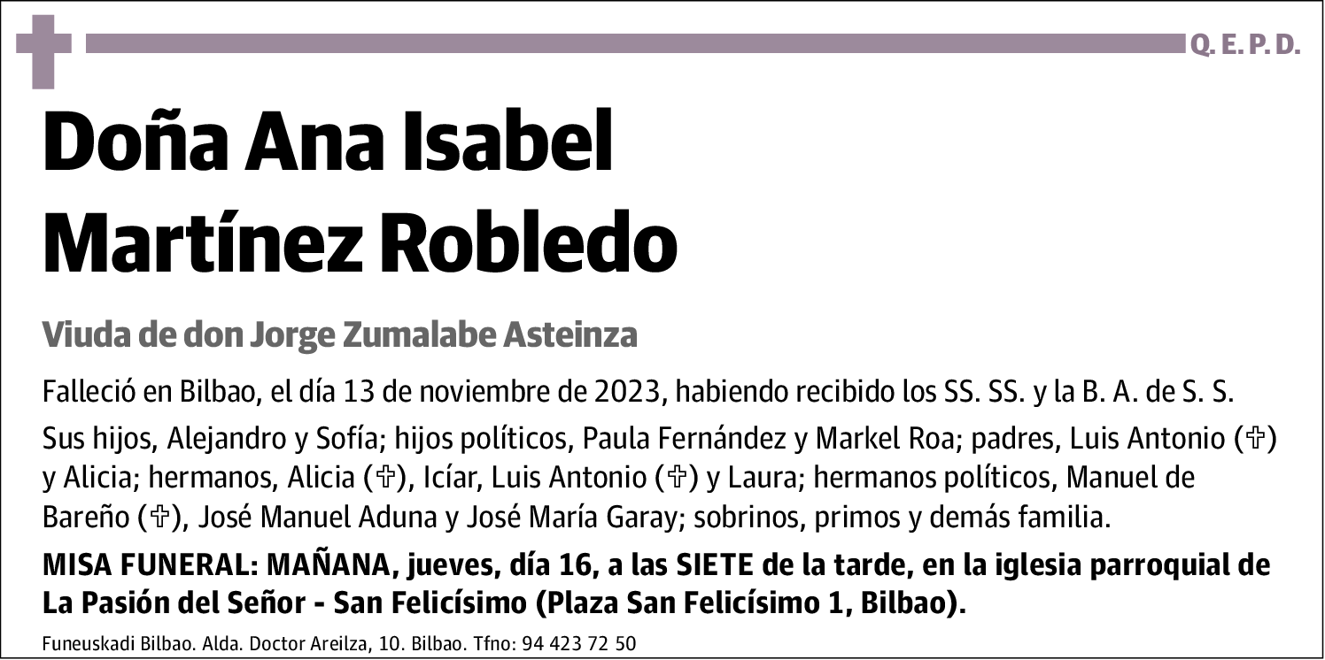 Ana Isabel Martínez Robledo