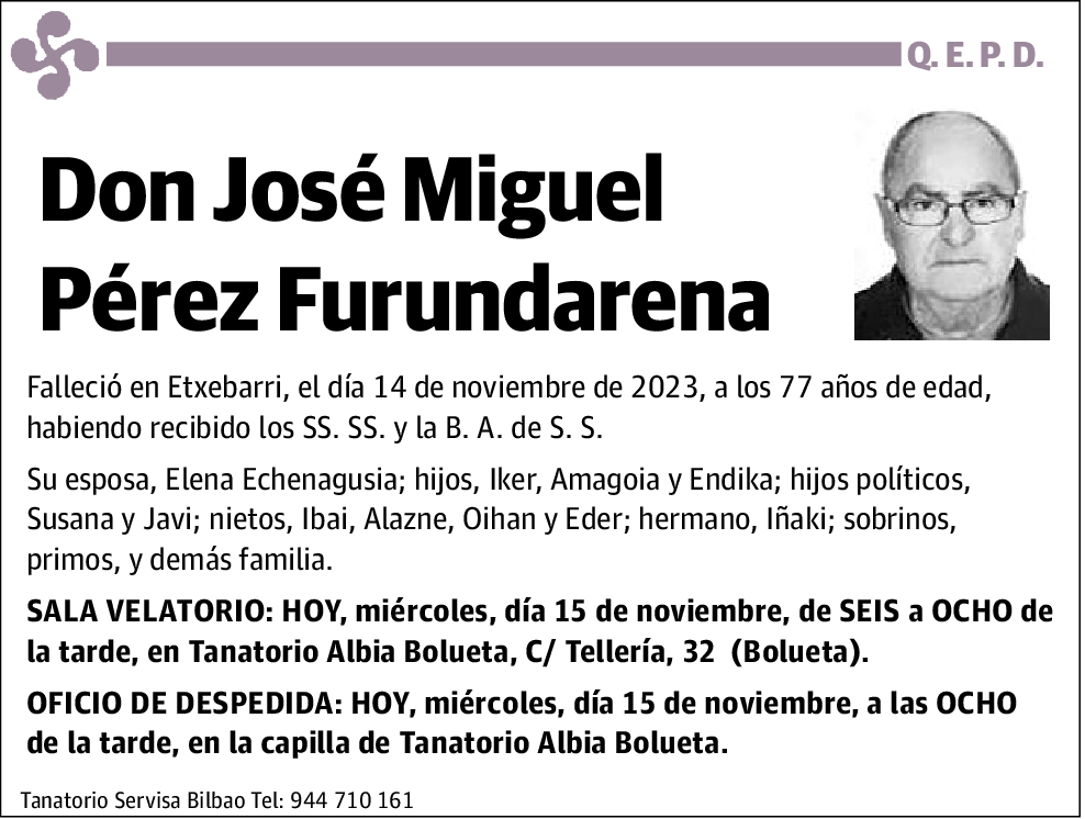 Jose Miguel Pérez Furundarena