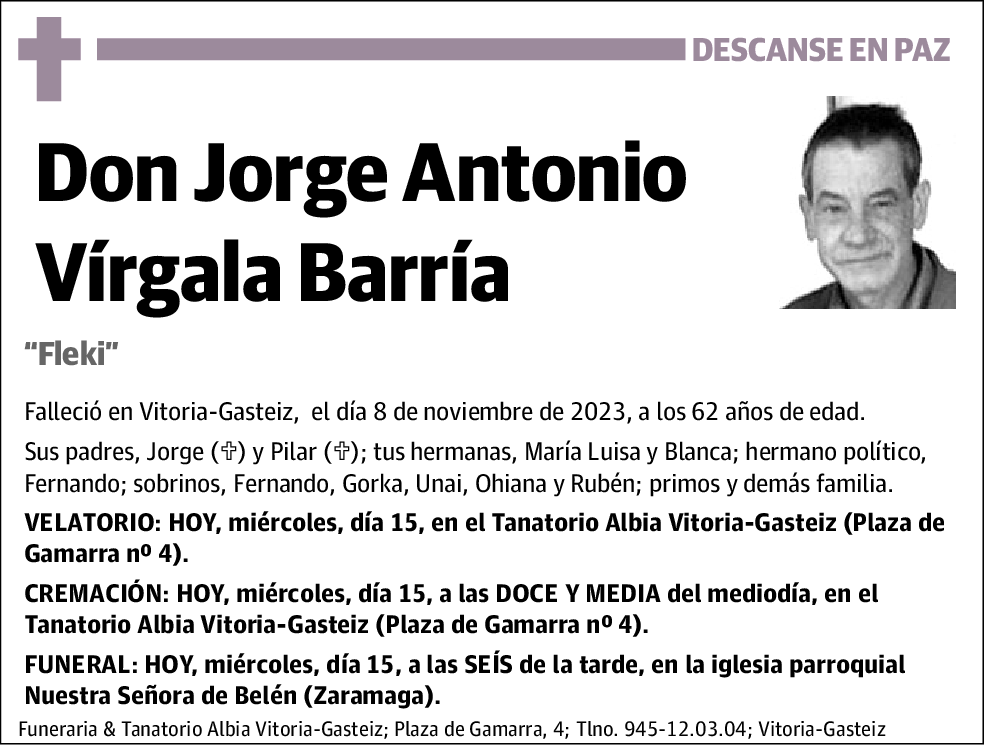 Jorge Antonio Vírgala Barría