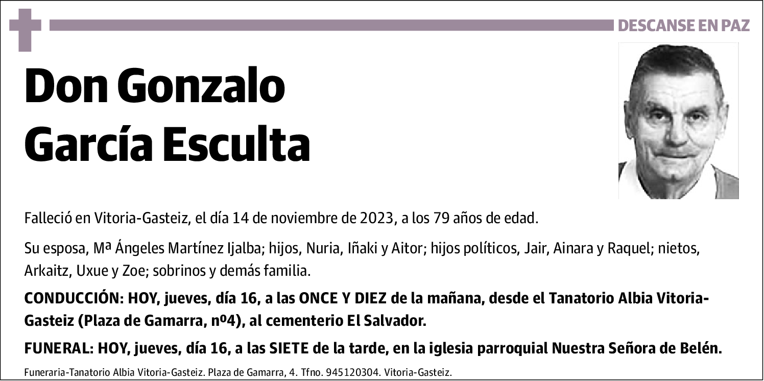 Gonzalo García Esculta