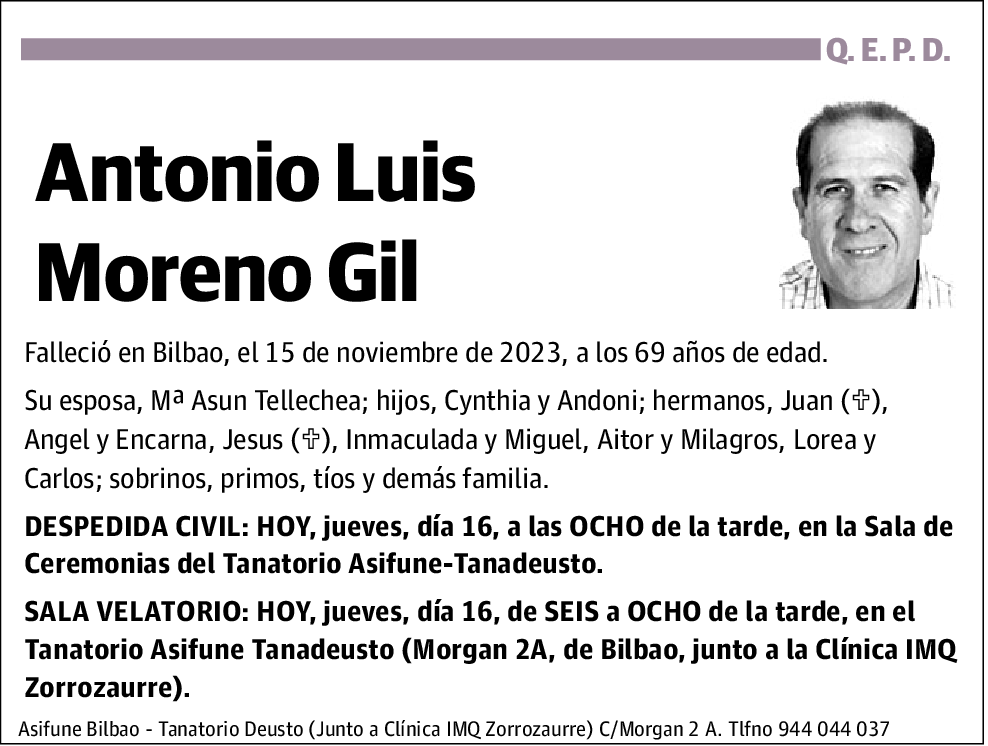 Antonio Luis Moreno Gil