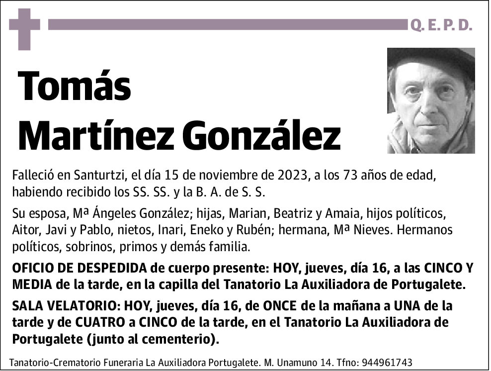 Tomás Martínez González
