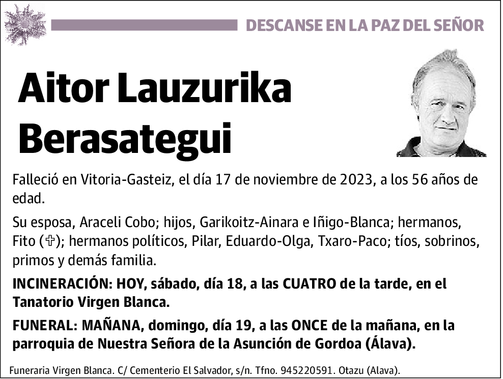 Aitor Lauzurika Berasategui