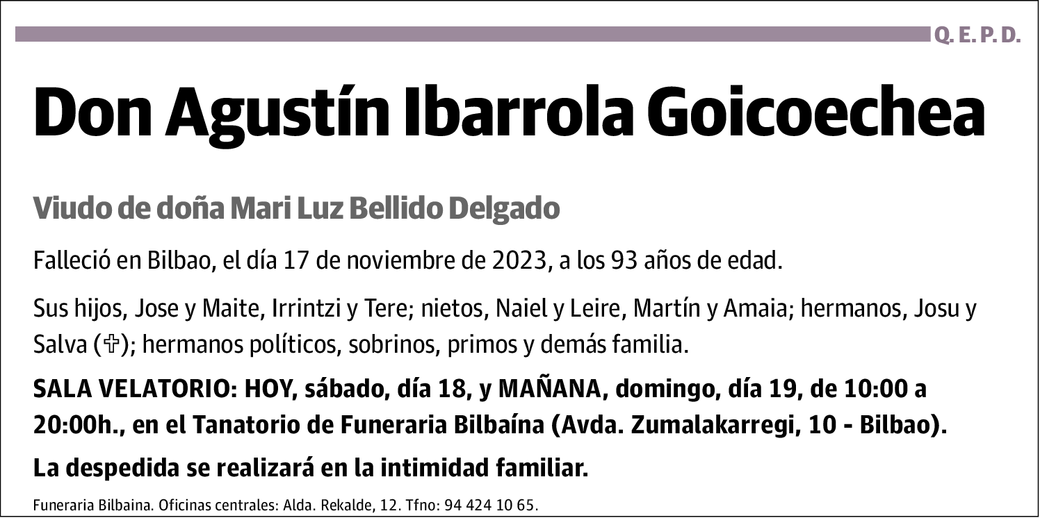 Agustin Ibarrola Goicoechea