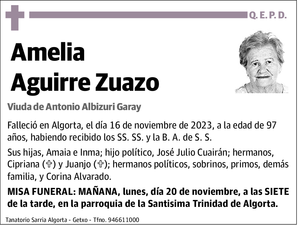 Amelia Aguirre Zuazo