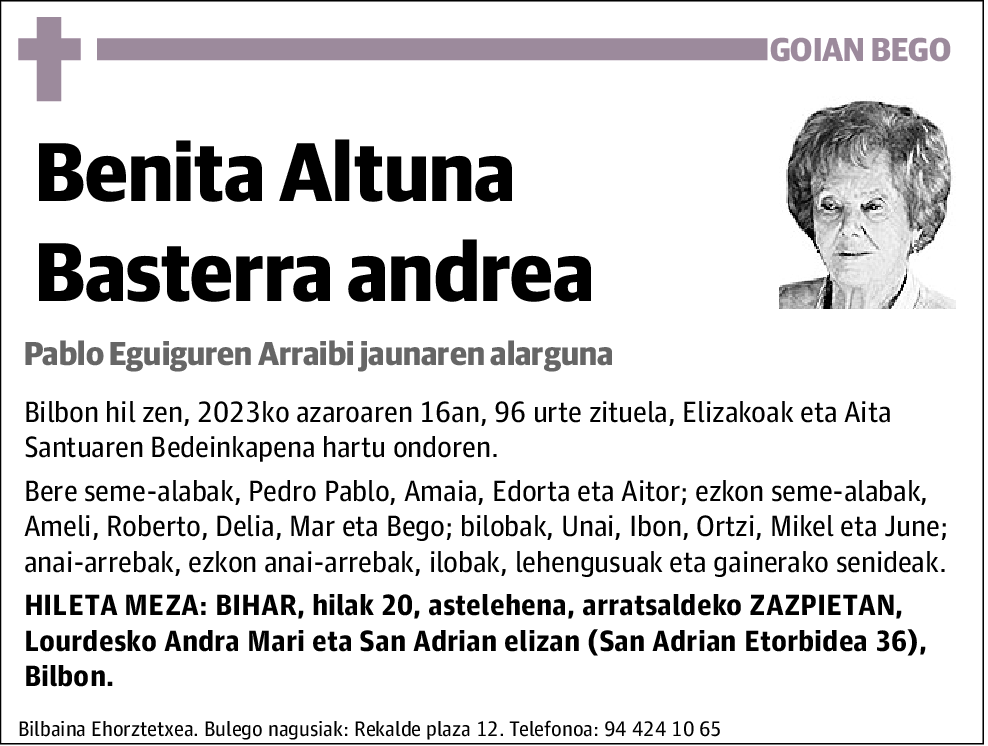 Benita Altuna Basterra