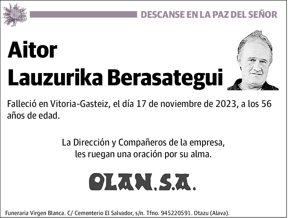 Aitor Lauzurika Berasategui