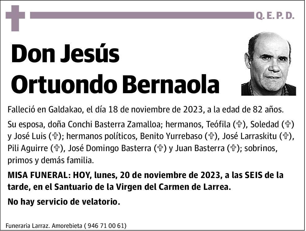 Jesús Ortuondo Bernaola