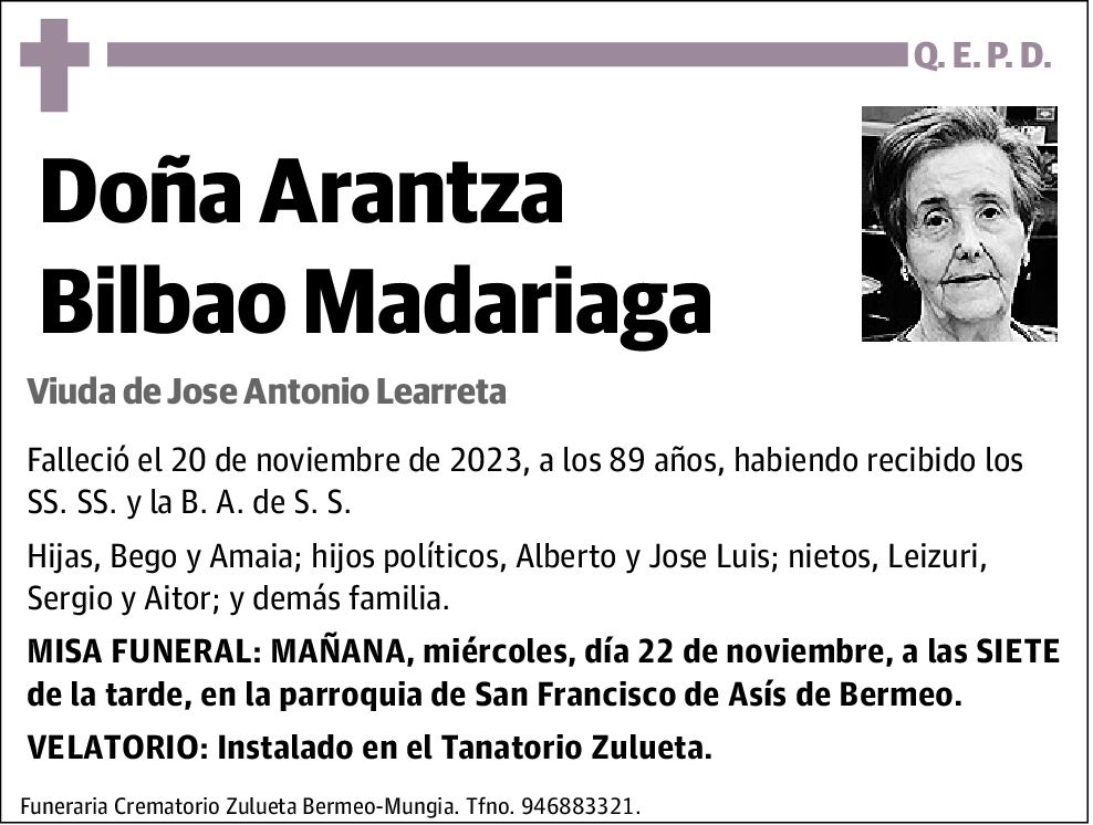 Arantza Bilbao Madariaga