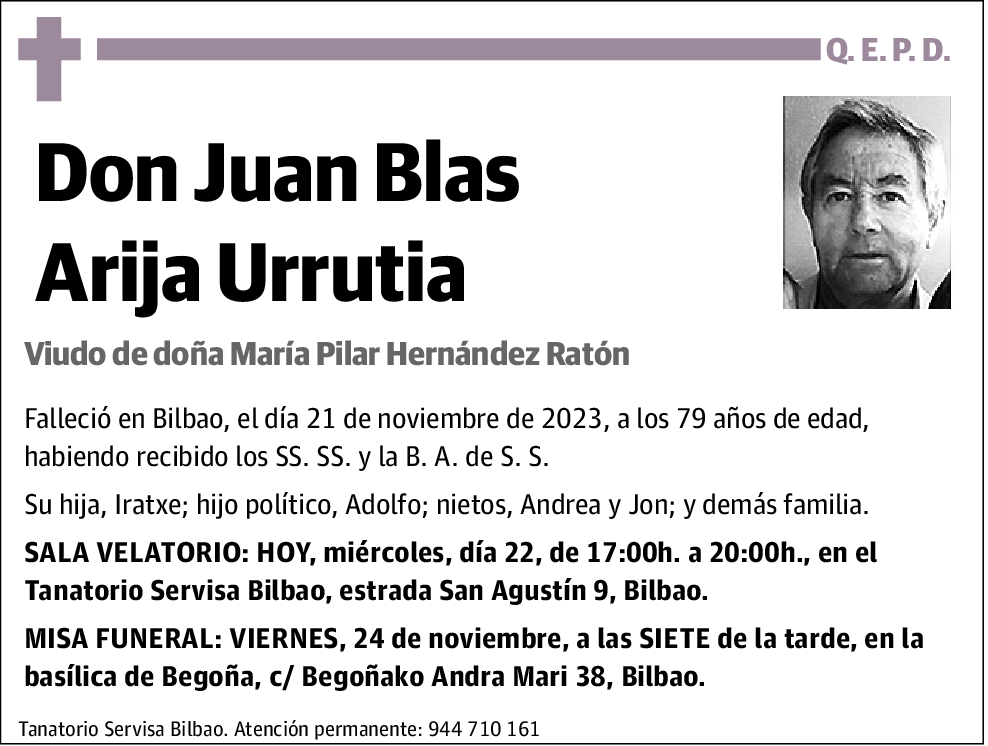 Juan Blas Arija Urrutia