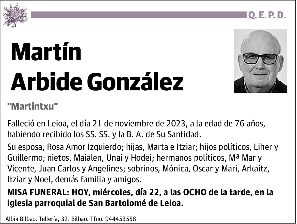 Martín Arbide González