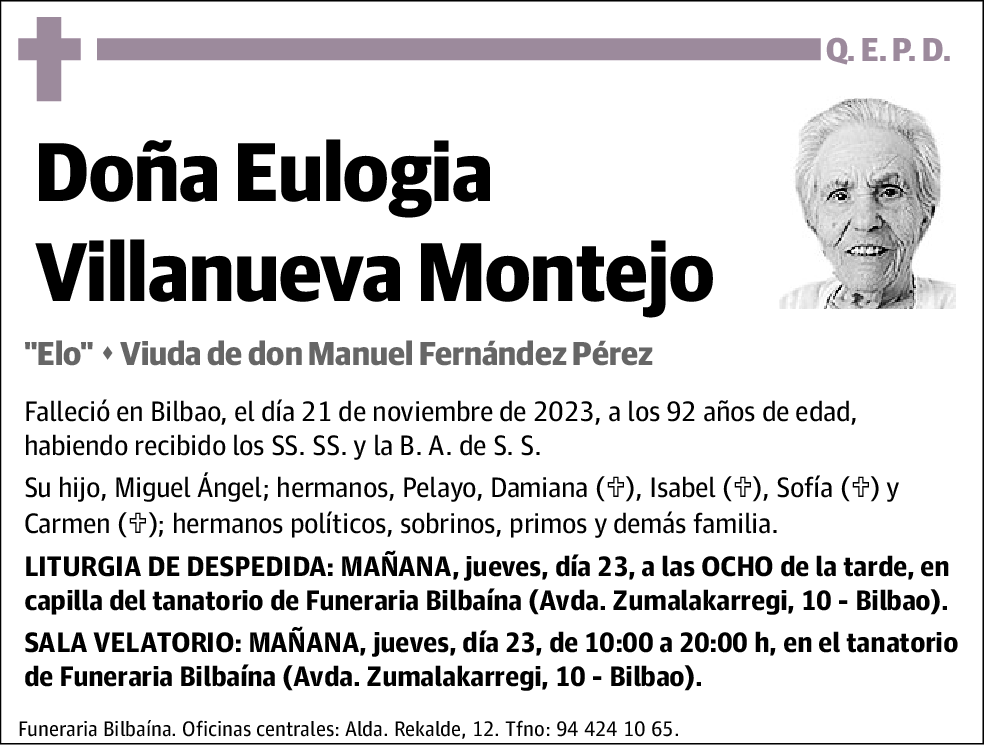 Eulogia Villanueva Montejo