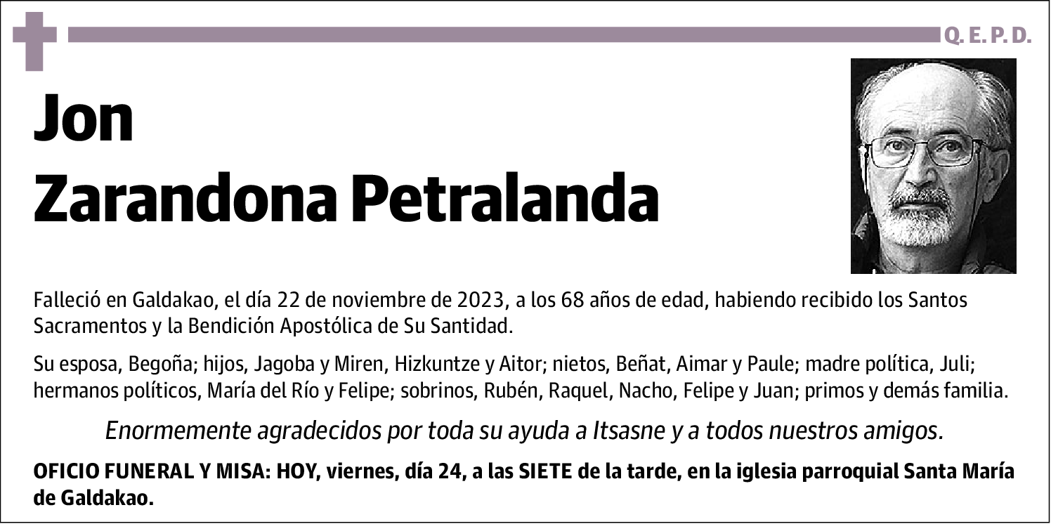 Jon Zarandona Petralanda