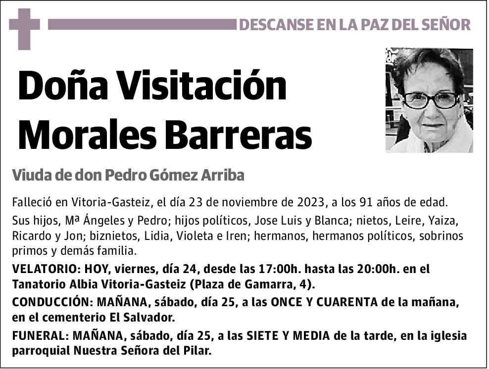 Visitación Morales Barreras