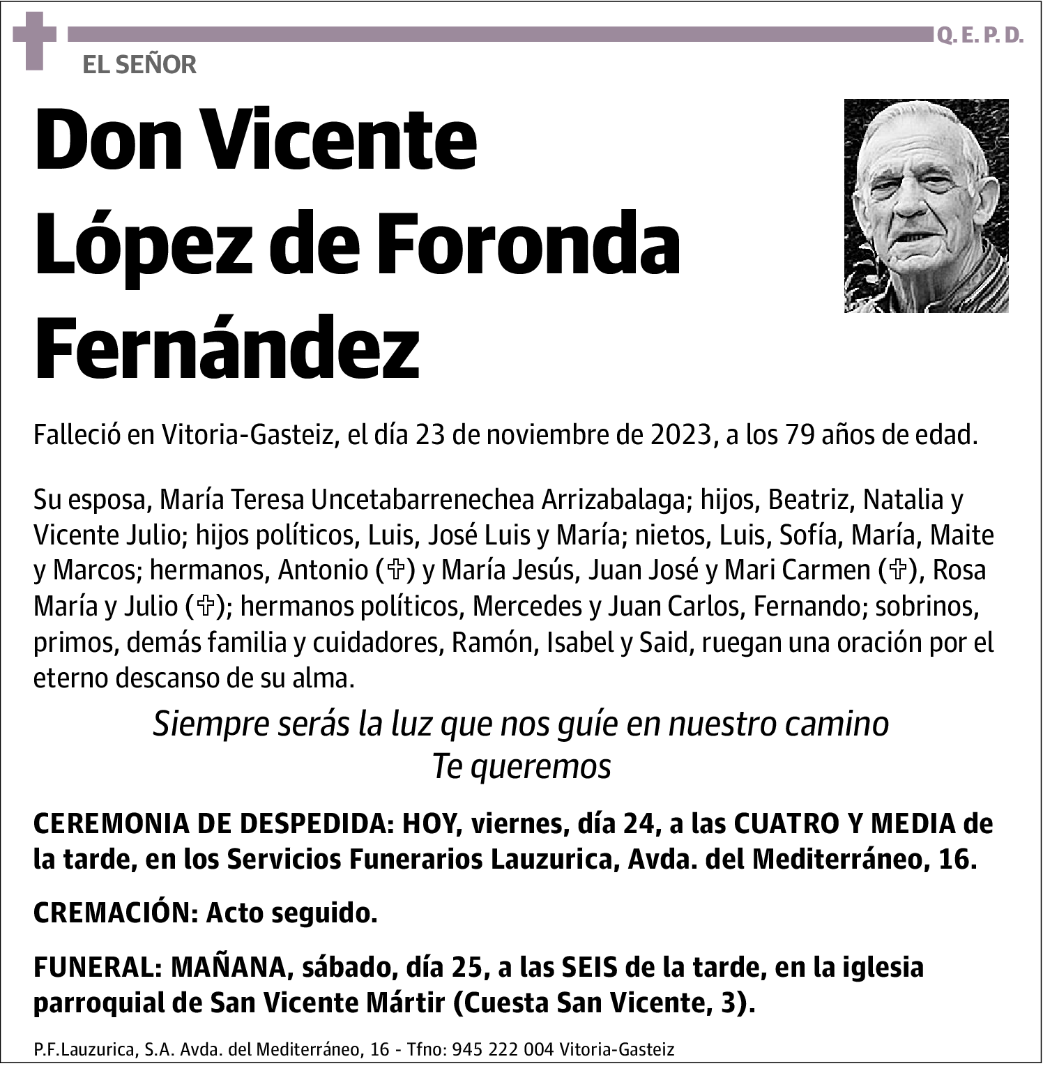 Vicente López de Foronda Fernández