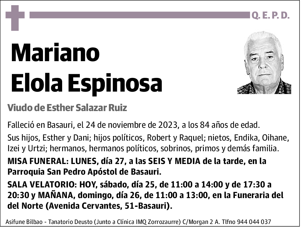 Mariano Elola Espinosa