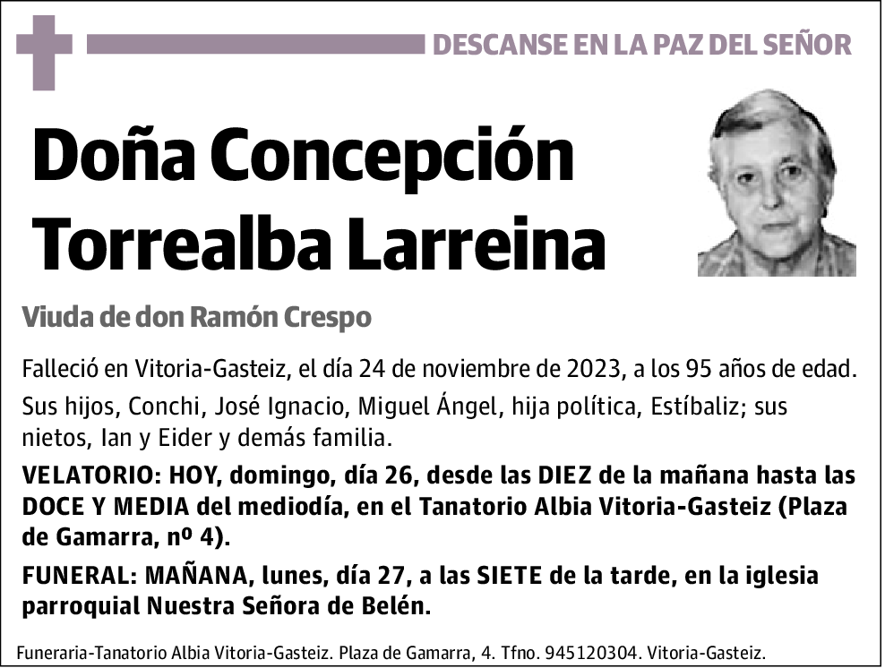 Concepción Torrealba Larreina