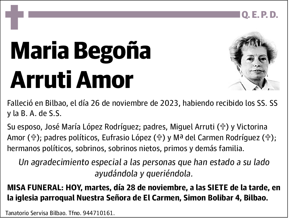 Maria Begoña Arruti Amor