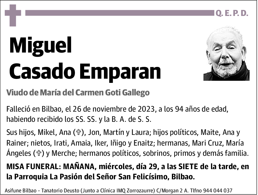 Miguel Casado Emparan