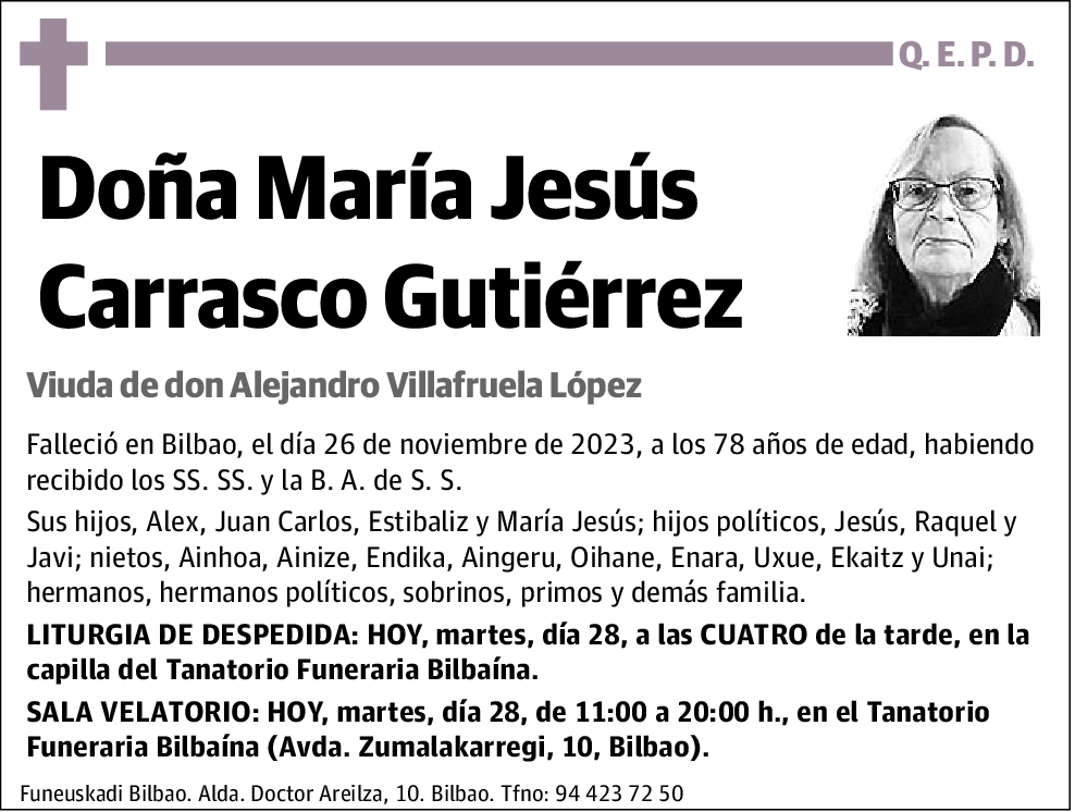 María Jesús Carrasco Gutiérrez