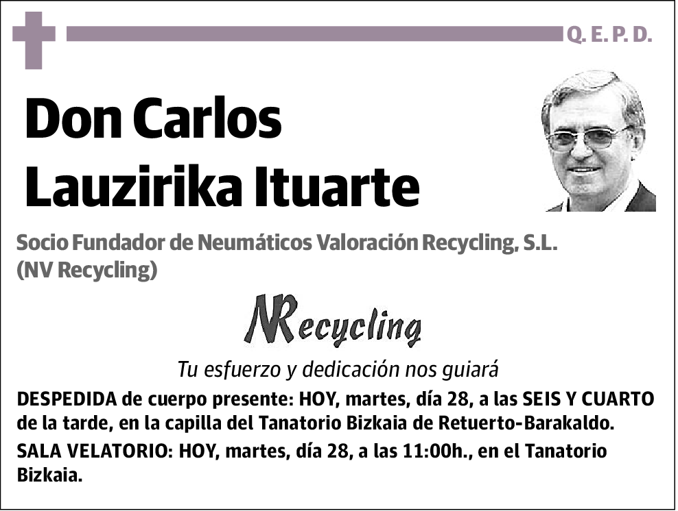 Don Carlos Lauzirika Ituarte