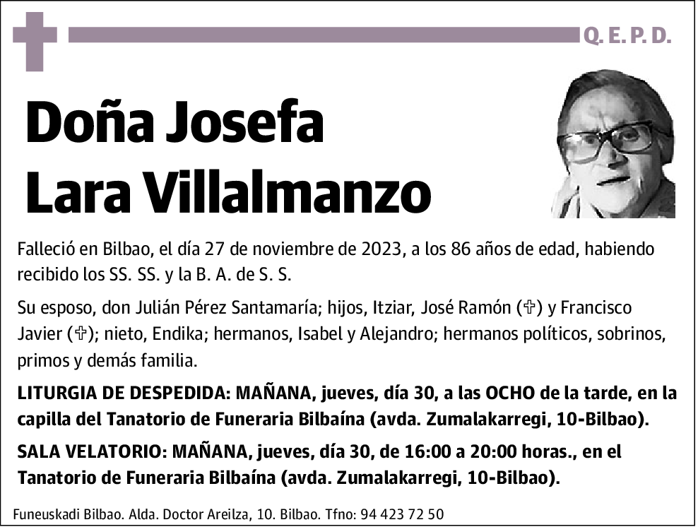 Josefa Lara Villalmanzo